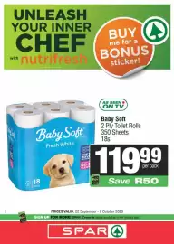 Spar catalogue Page 6: Baby Soft 2 Ply Toilet Rolls €119,99