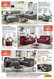 Sconto leták Strana 3: Sedací souprava GINOSA -40% Sedací souprava GINOSA kostra z tvrdého dřeva, možnost volby tuhosti