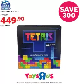 ToysRUs catalogue Page 3: Tetris Attack Game €449,90
