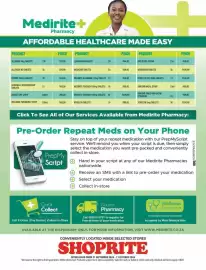 MediRite catalogue Page 5: Medirite+ Pharmacy + AFFORDABLE HEALTHCARE MADE EASY PRICE PRODUCT PRODUCT PRICE PRODUCT PRICE