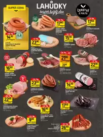 Flop leták týden 39 Strana 2: ŠPEKÁČKOVÝ PIKANTNÍ TOČENÝ SALÁM €14,90, DOBRÝ VÝBĚR VÍDEŇSKÉ PÁRKY PRÉMIUM €17,90