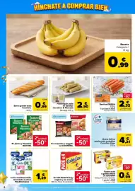 Folleto Carrefour Express Página 2: Barritas KRISSIA €2,32, Puleva Calcio €1,29