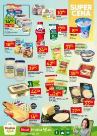 Hruška leták týden 39 Strana 5: Danone Kostíci Sladký bílý jogurt, vybrané druhy 109g €14,90, OLMA Smetana kysaná 16% €17,90