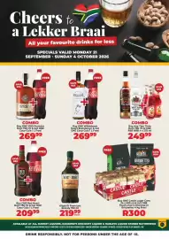 Diamond Discount Liquor catalogue Page 1: Castle Lager €300,00, Tipo Tinto Rum & R&R NRB €249,99
