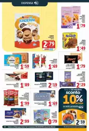 Volantino Deco Supermercati Pagina 19: Fini Crunchy Kisses €0,79, Misura fette biscottate vari tipi €1,59