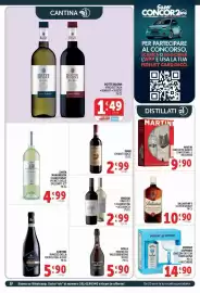 Volantino Deco Supermercati Pagina 25: Ballantine's blended scotch whisky €10,90, Bombay Sapphire London Dry Gin €14,90