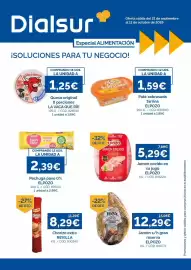 Folleto Dialsur Cash & Carry Página 1: Elpozo jamón s/h gran reserva €12,29, Elpozo jamón cocido en su jugo €5,29