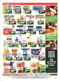 Spar catalogue Page 4: Danone - nutriday yoghurt €70,00, Clover - tropika dairy fruit mix €34,99