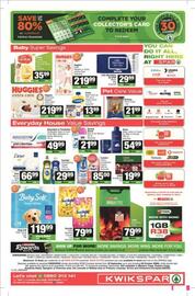 KwikSpar catalogue Page 4: Sunlight Hand Washing Powder Assorted €79,99, Comfort Fabric Conditioner Poach Assorted €85,00