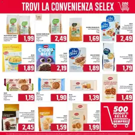 Volantino Emisfero Pagina 13: Selex frollini con panna €1,99, Natura Chiama Selex Multicereali al Miele Biologici €2,49