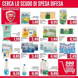 Volantino Emisfero Pagina 20: SELEX CASA BELLA guanti monouso in nitrile €3,49, SELEX CASA BELLA panni cattura polvere €1,49