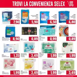 Volantino Emisfero Pagina 23: SELEX Carta Igienica 4 Veli €1,99, SELEX Carta igienica profumata al talco 2 veli €1,99