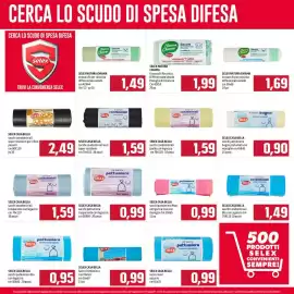 Volantino Emisfero Pagina 24: SELEX Casa Bella sacchi pattumiera trasparente con legaccio €0,99