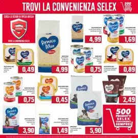Volantino Emisfero Pagina 25: Amico Mio Selex paté per cane €0,89, Amico Mio Bocconcini per Gatto €0,75