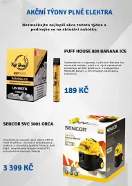 Planeo Elektro leták týden 39 Strana 5: Puff House 800 Banana Ice €189,00, Sencor svc 3001 orca €3.399,00