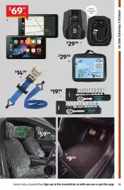 ALDI catalogue Page 13: Car Smart Display €69,99, 12v Portable Tyre Inflator €29,99