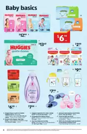 ALDI catalogue Page 8: Huggies Open Crawler or Toddler Nappies €12,99, Mamia Swim Nappies 11pk/12pk €6,99