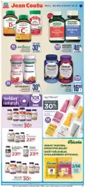 Jean Coutu flyer Page 1