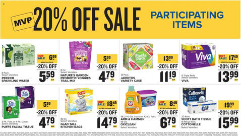 Food Lion weekly ad week 39 Page 18: Puffs facial tissue €4,79, Scott bath tissue €15,99