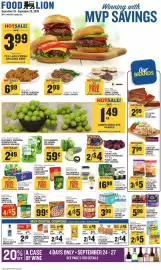 Food Lion weekly ad week 39 Page 1: Hellmann's mayonnaise €7,49, Kellogg's Club or Town House Crackers €5,99