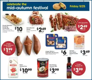 King Soopers weekly ad week 39 Page 15: Dynasty Rice Panko Bread Crumbs €3,49, Pork Shoulder Roasts €2,49