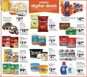 King Soopers weekly ad week 39 Page 2: Kroger Adorbs Seedless Mandarins €4,99, Double Layer Cake €15,99
