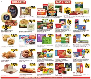 Winn Dixie weekly ad week 39 Page 4: Know & Love Frozen Vegetables €1,79, Campbell's Chunky Bowls or Eggo Waffles €2,99