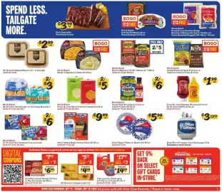 Winn Dixie weekly ad week 39 Page 5: Dixie Paper Plates or Bowls €5,99, Hefty waste bags variety pack €9,49