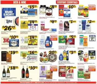 Winn Dixie weekly ad week 39 Page 7: Colgate or Hello Toothpaste €4,99, 12 Pk Busch or Miller High Life €10,99