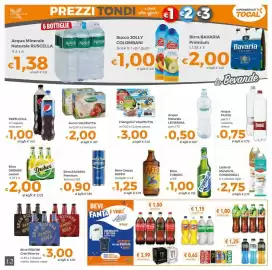 Volantino Tocal Pagina 12: Succo VALFRUTTA €2,00, Birra Grezza RAFFO €1,25