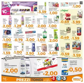 Volantino Tocal Pagina 14: Dentifricio Pasta del Capitano €0,79, Deodorante Spray LYCIA €2,00