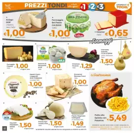 Volantino Tocal Pagina 4: Emmenthal Bavarese Tranci €1,00, I Leggerelli formaggi primosale con pepe nero €1,00