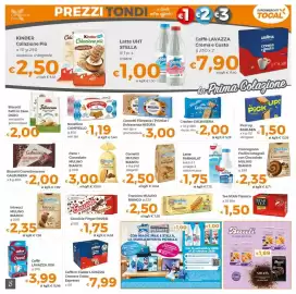 Volantino Tocal Pagina 8: Latte Parmalat brick It 1 omega 3, calcium plus €1,75, Biscotti GranoSaraceno Galbusera €2,00