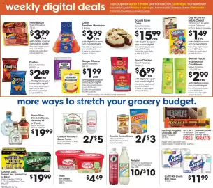 Food 4 Less weekly ad week 39 Page 4: Thrifty ice cream €4,49, Rosarita Refried Beans €3,00