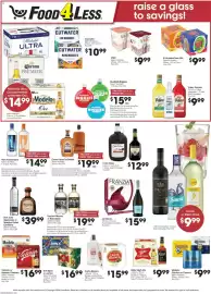 Food 4 Less weekly ad week 39 Page 9: Dos Equis or Jumex €16,99, New Amsterdam Select Varieties €14,99