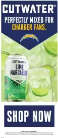 Stater Bros weekly ad week 39 Page 6: CUTWATERⓇ PERFECTLY MIXED FOR CHARGER FANS. 6-D.DORI53 E WITH AWARD-WINNING REALSPE