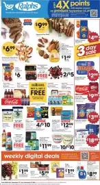 Ralphs weekly ad week 39 Page 1: Lay's Potato Chips €10,00, Chobani Greek Yogurt €10,00