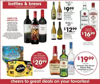 Ralphs weekly ad week 39 Page 12: Mike's Hard Lemonade, Angry Orchard or Noca Too Turnt Tea €20,99