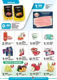 Volantino Vivo Supermercati Pagina 6: Fettine Kraft Classiche €1,49, Kinder fetta al latte €1,89