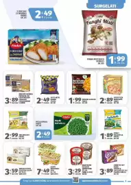 Volantino Vivo Supermercati Pagina 9: Merluzzo gratinato Frosta €3,89, Cornetto Soft Algida €3,89