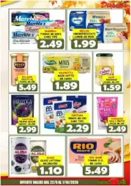 Volantino MercADone Pagina 19: Rio Mare filetti di tonno €5,49, Valfrutta Mais Cotto €1,89