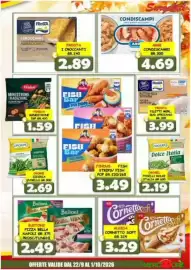 Volantino MercADone Pagina 23: Findus Fish Bar €3,49, Orocel cicoria cunello €2,69