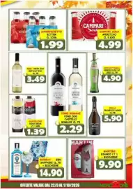 Volantino MercADone Pagina 25: Campari Soda Aperitivo €4,99, Bombay Sapphire Gin €14,90