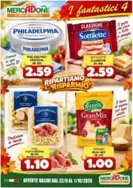 Volantino MercADone Pagina 3: FINI Pasta ripiena Granclassici €1,10, Ferrari Gran Mix Classico €1,00