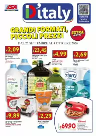 Volantino D'Italy Pagina 1: ISA GRUPPO 100% Sardi Titaly GRANDI FORMATI, PICCOLI PREZZI SCAN ME Scarica il volantino EXTRA