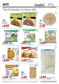 Volantino D'Italy Pagina 3: Broccoli rosette igela €1,59, Crepes Bonkroc pomodoro e mozzarella, prosciutto e formaggio €1,69
