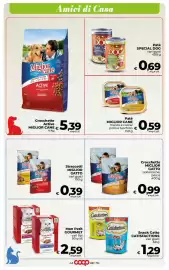 Volantino Ipercoop Radenza Pagina 51: Crocchette Miglior Gatto €0,99, Snack Gatto CATISFACTIONS €1,29