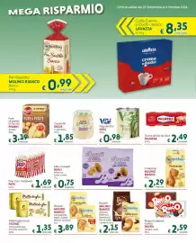 Volantino DiMeglio Pagina 4: Pop Corn multipack PATA €1,69, Biscotti Mulino Bianco €2,15