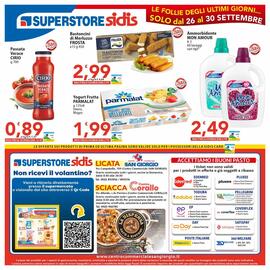 Volantino Sidis Pagina 20: Ammorbidente Mon Amour €2,49, Bastoncini di Merluzzo Frosta €2,99