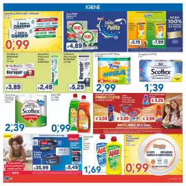 Volantino Sidis Pagina 18: Carta Casa Tuttofare Scottex €2,39, Piatti ORO €0,99